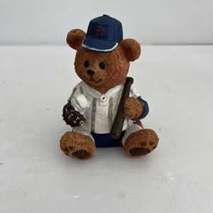 Bear Baseball Theme Piggy Bank Coin Bank Cooperstown
